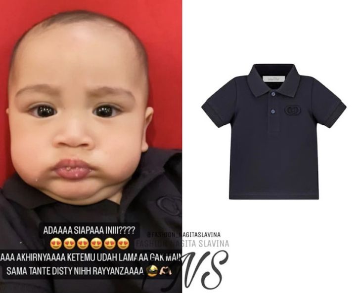 Baby Rayyanza Pakai Baju Hitam, Harganya Bikin Netizen Geleng-geleng Kepala