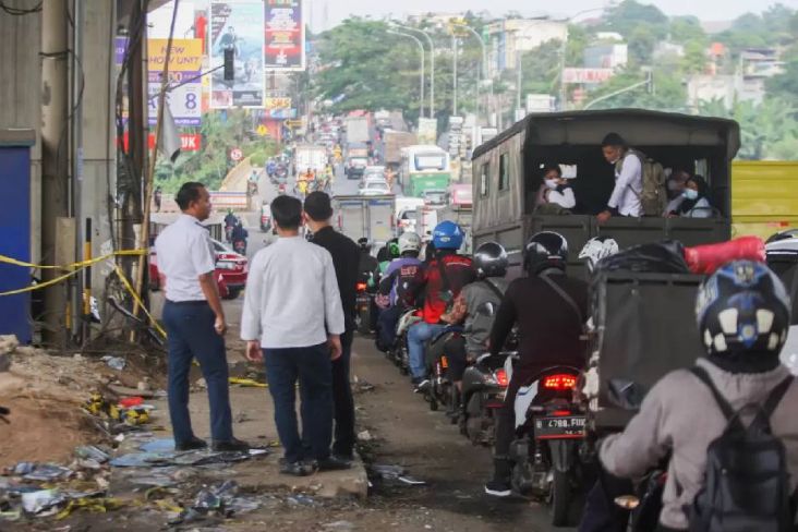 KNKT Temukan Jalan Bermasalah di Lokasi Kecelakaan Maut Truk BBM
