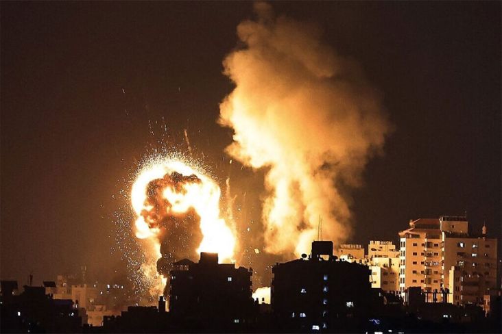 Jet Tempur Israel Serang Pos Hamas di Jalur Gaza