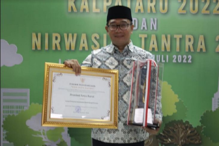 Hebat! Ridwan Kamil Raih Penghargaan Bergengsi Bidang Lingkungan Hidup dan Kehutanan