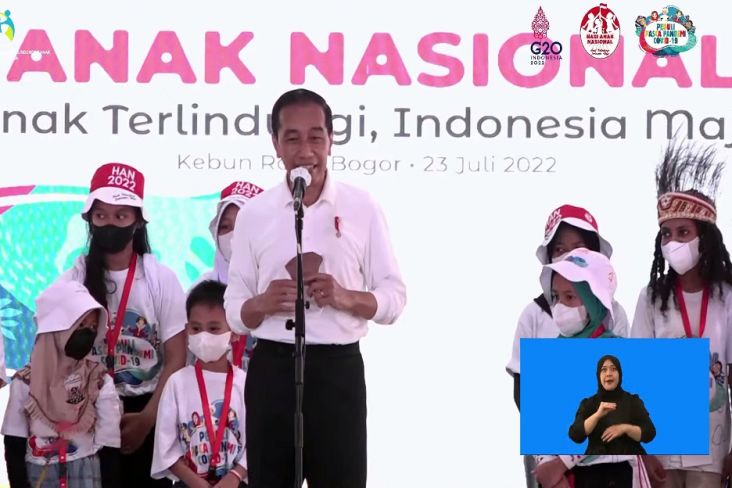 Jokowi Minta Orang Dewasa Tak Paksakan Keinginannya kepada Anak-anak