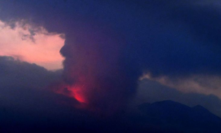 Gunung Sakurajima Meletus, Tak Ada WNI yang Terdampak