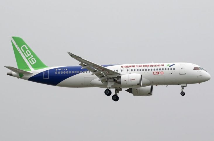 Bersaing dengan Boeing dan Airbus, Pesawat C919 Buatan China Siap Angkut Penumpang