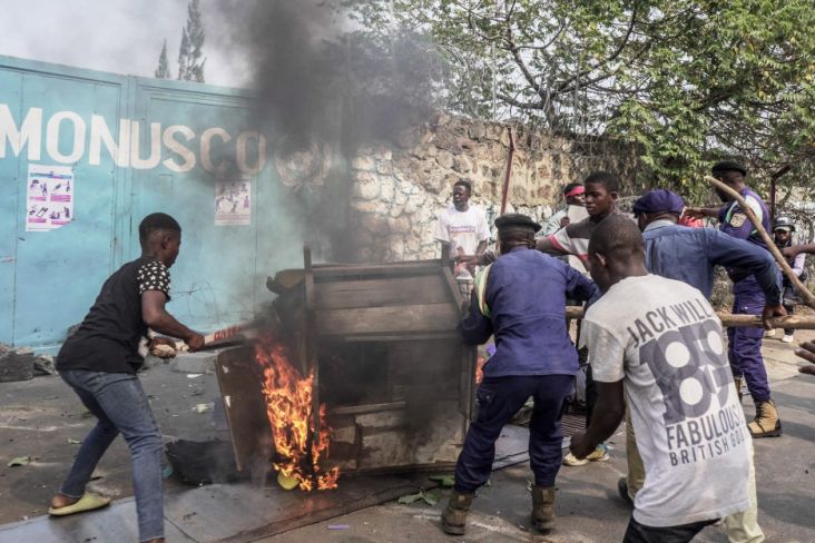 Sepuluh Orang Tewas dalam Demonstrasi Anti PBB di Kongo