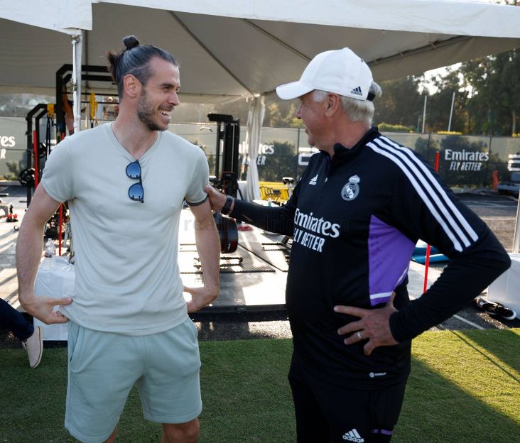 Gareth Bale Sambangi Sesi Latihan Real Madrid di Amerika Serikat