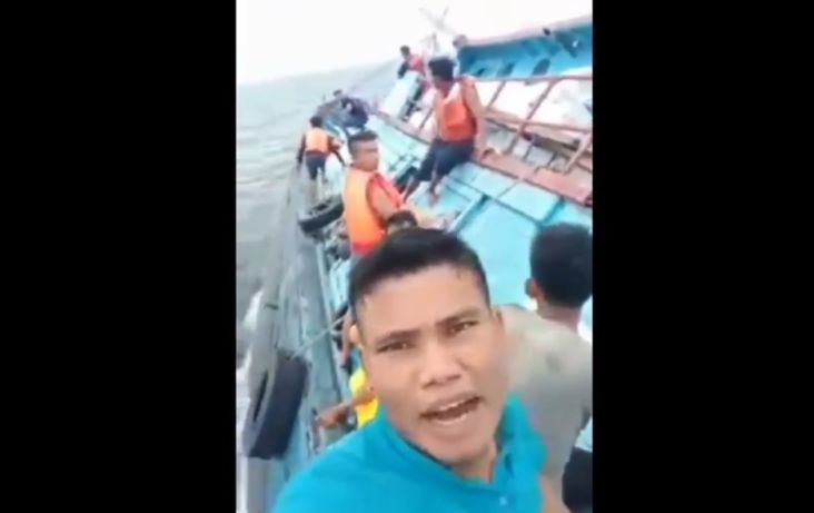 Detik-detik Kapal Kargo Tenggelam di Selat Malaka, Seluruh ABK Selamat