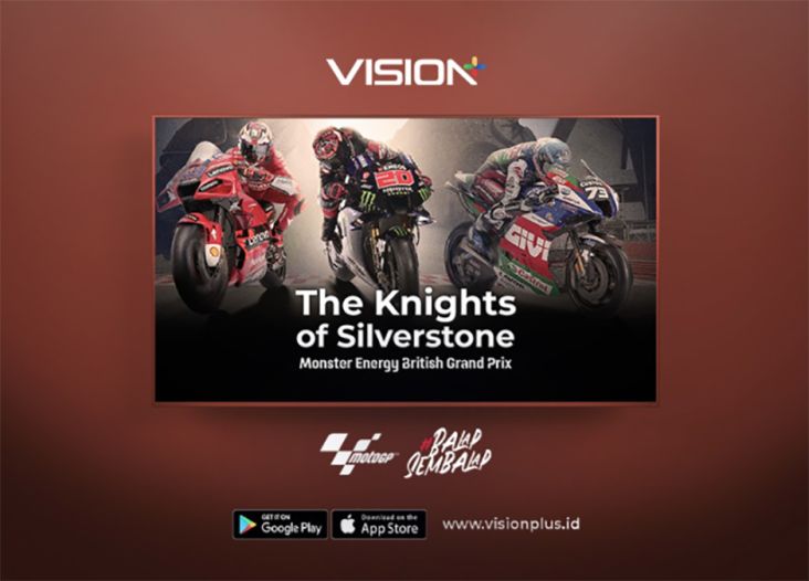 Saksikan MotoGP Inggris Live di Vision+, Berikut Jadwalnya