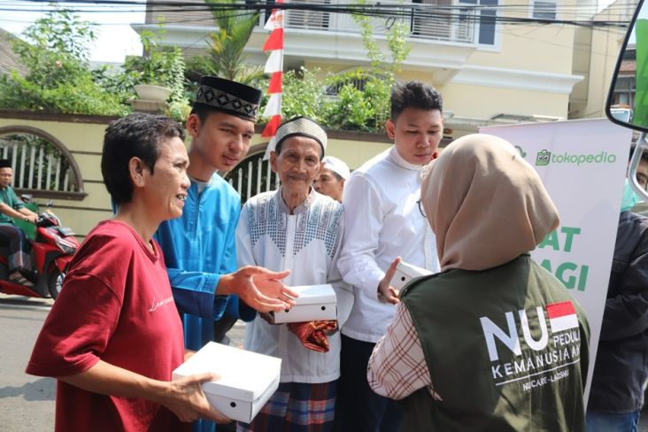 LAZISNU PBNU Keliling Jakarta Distribusikan Fidyah untuk Kaum Dhuafa