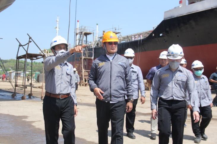 PT DPL Berhasil Docking Kapal yang ke Seribu