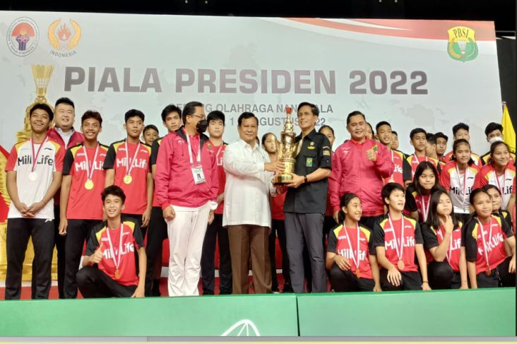 Prabowo Subianto Apresiasi Penyelenggaraan Piala Presiden 2022