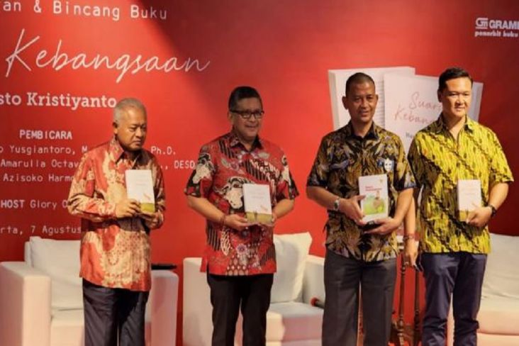 Rektor Unhan Apresiasi Peluncuran Buku Berjudul Suara Kebangsaan Karya Hasto Kristiyanto