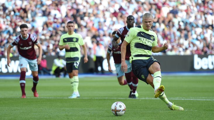 Borong Gol Manchester City saat Debut di Liga Inggris, Erling Haaland Ukir 2 Rekor