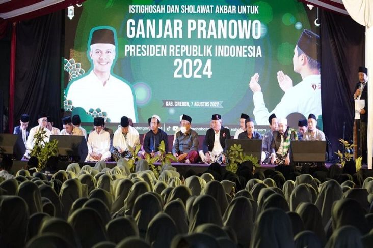 Salawat Akbar di Cirebon, Ganjar Pranowo Didoakan Sukses di Pilpres 2024
