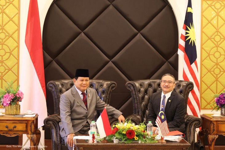 Prabowo dan Menhan Malaysia Teken Nota Kesepahaman Pertahanan