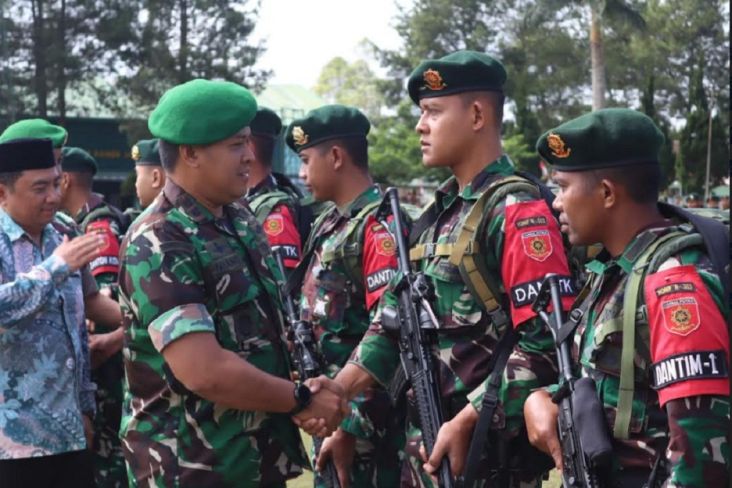 Gabung Satgas Pamrahwan, 450 Personel Yonif Raider 303 SSM Dikirim ke Papua