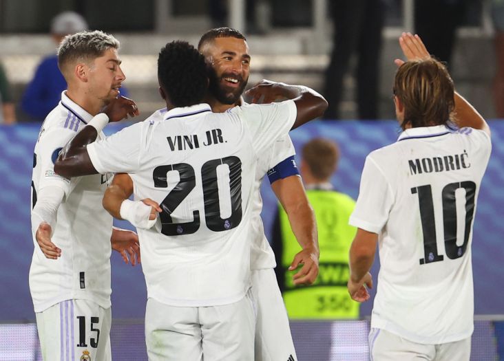 Piala Super Eropa 2022 Real Madrid vs Eintracht Frankfurt: Los Blancos Juara