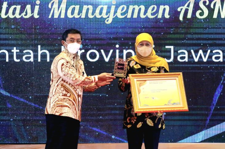 Pemprov dan Pemkab/Pemkot se-Jatim Borong 32 Penghargaan BKN Award 2022