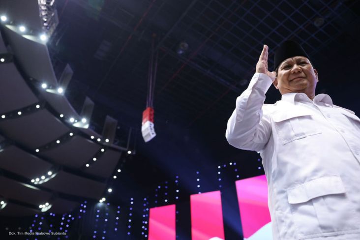 Momen Prabowo Disapa Pimpinan Ponpes Lirboyo di Acara Gerindra-PKB: Ini NU Banget