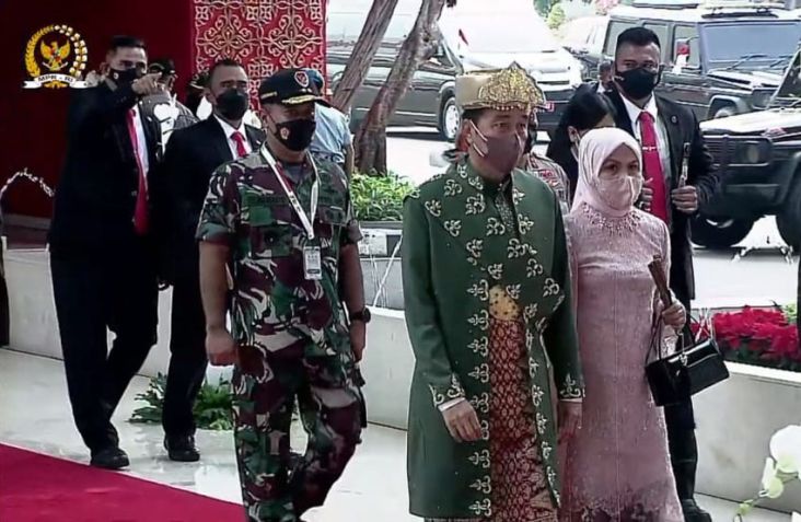 Jokowi Kenakan Baju Adat Bangka Belitung di Sidang Tahunan MPR