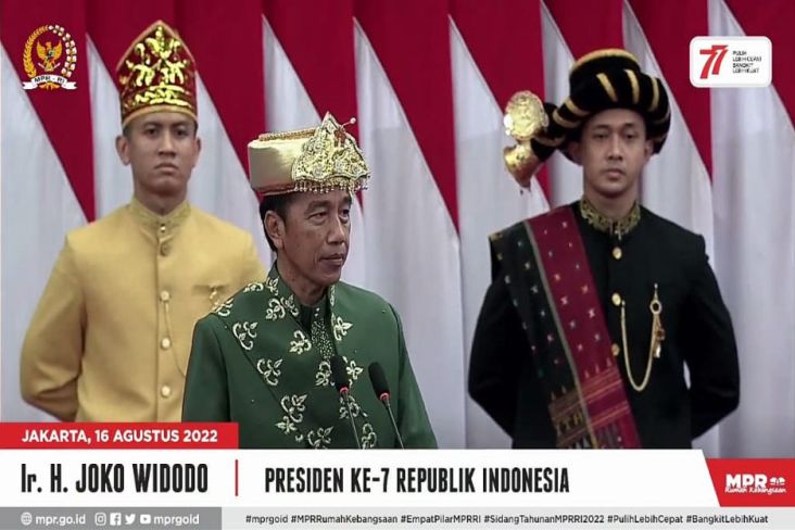 Pidato Sidang Tahunan, Jokowi: Kita Berada di Puncak Kepemimpinan Global