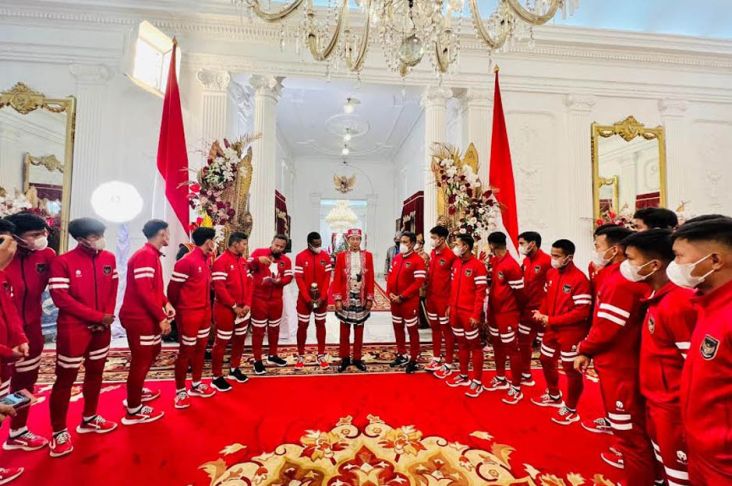 Presiden Jokowi ke Timnas Indonesia U-16: Saya Lihat Mainnya Bagus, Jaga Performanya!