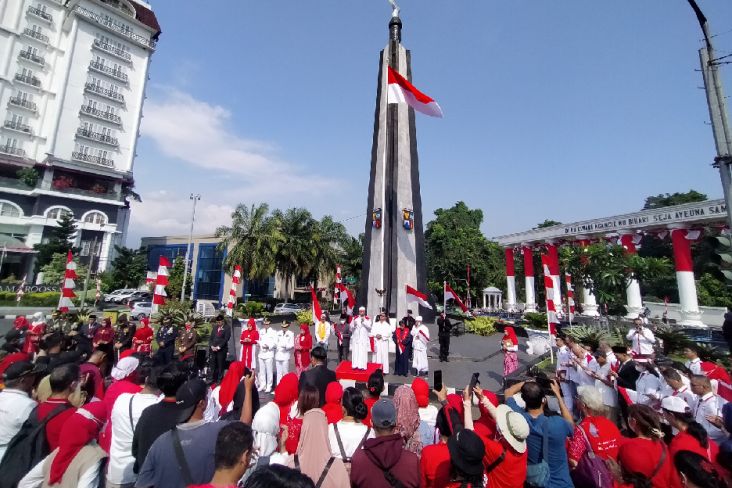 HUT ke-77 RI, Kota Bogor Gelar Doa Bersama Lintas Agama di Tugu Kujang