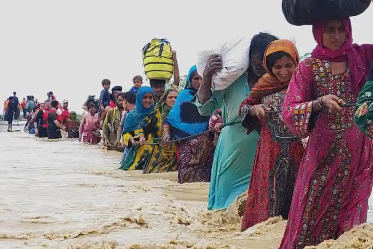 Banjir Pakistan Tewaskan 580 Jiwa, Jutaan Orang Sengsara