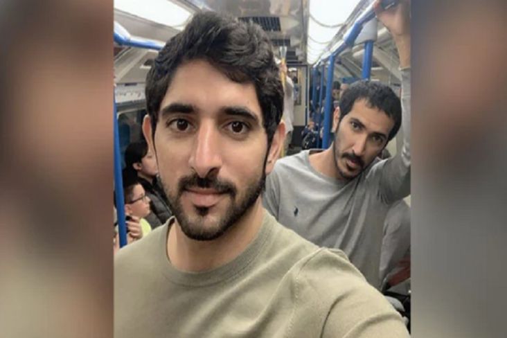 Viral, Putra Mahkota Dubai Naik London Tube dan Tak Ada yang Mengenali