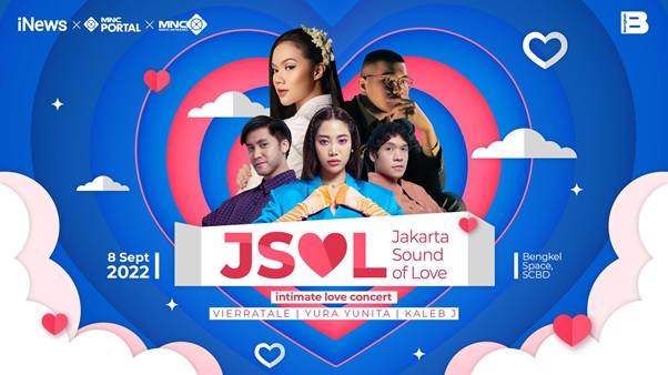 Penuh Cinta: Vierratale, Yura Yunita hingga Kaleb J Siap Ramaikan Jakarta Sound of Love!