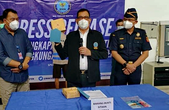 BNN Tangkap Kurir Sabu di Tol Merak-Banten, Bawa 2 Kg Sabu dari Aceh