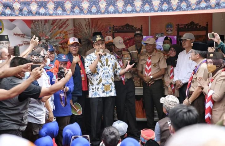 Kunjungi Jambore Nasional XI, Anies: Percayalah Anak Pramuka Jadi Permata Indonesia