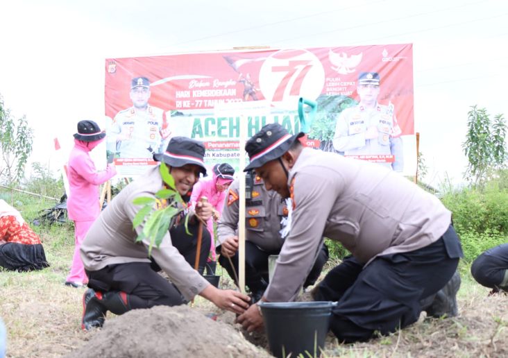 Cinta Lingkungan, 77.000 Pohon Ditanam untuk Program Aceh Hijau