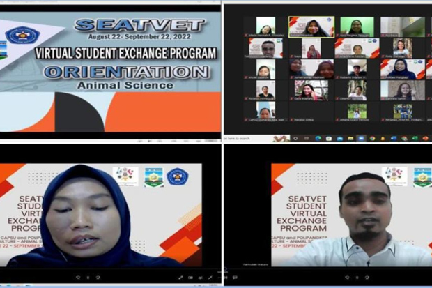 27 Mahasiswa Peternakan Politani Pangkep Ikut SEATVET Student Virtual Exchange