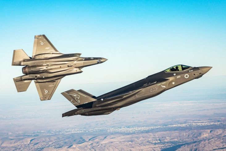 Jet Tempur F-35 Israel dan AS Dilaporkan Terbang di Atas Iran