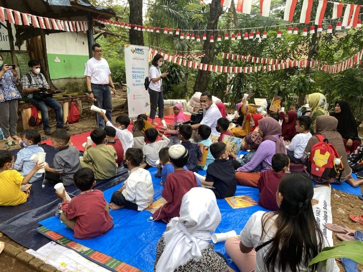 MNC Peduli Bantu Sekolah Alam Alternatif Anak Jalanan di Jaksel 