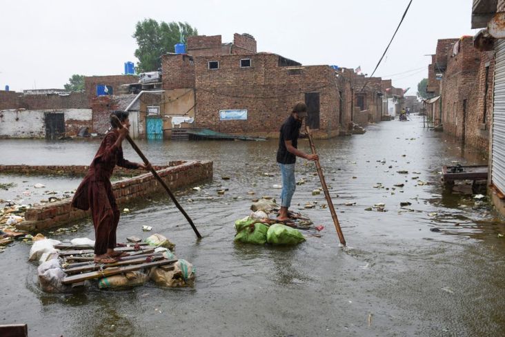 Mengerikan, Sepertiga Wilayah Pakistan Terendam Banjir