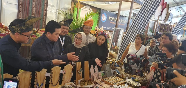 Erick Thohir Semangati UMKM Binaan Pertamina di Tong Tong Fair Belanda: Lanjutkan Proses Go Global