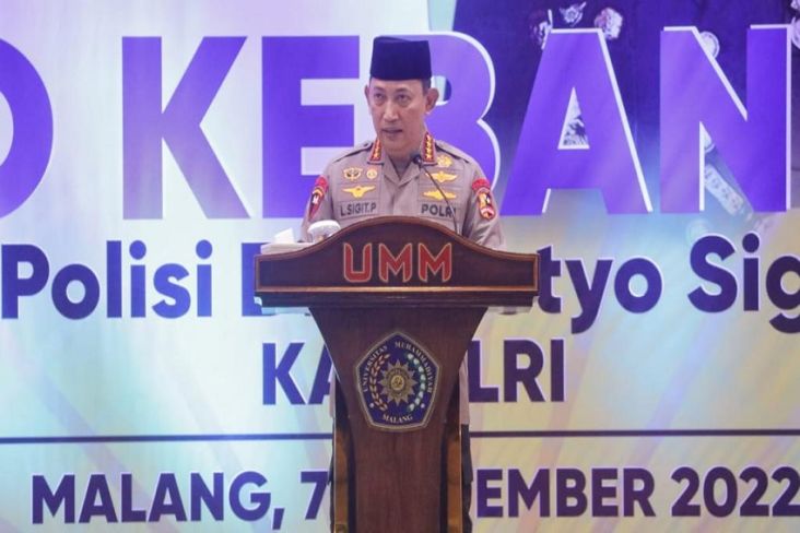 Kapolri Beberkan Kunci Sukses Indonesia Emas 2045 di Hadapan Mahasiswa UMM