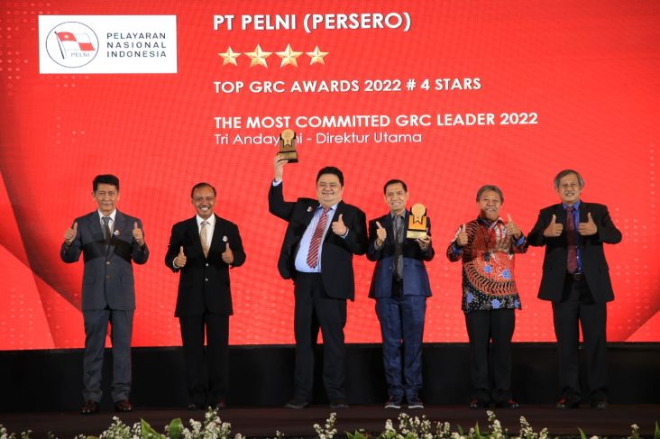 Pelni Raih Penghargaan dalam Ajang TOP GRC Awards 2022