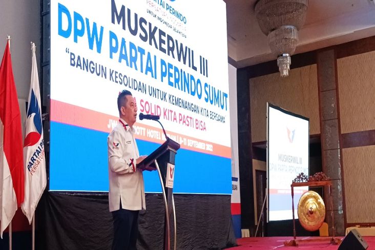 Muskerwil III Perindo Sumut, Rudi Zulham: Kami Makin Termotivasi Menang Pemilu 2024