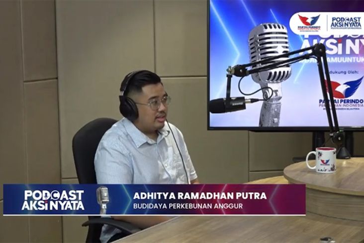 Adhitya Ramadhan Putra dalam Podcast Aksi Nyata: Komunitas Budidaya Anggur Punya Bibit Terbaik