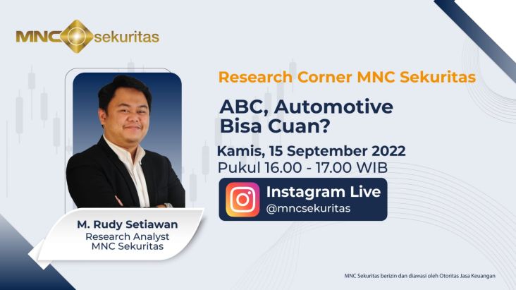 IG Live Research Corner Hari Ini: ABC, Automotive Bisa Cuan?