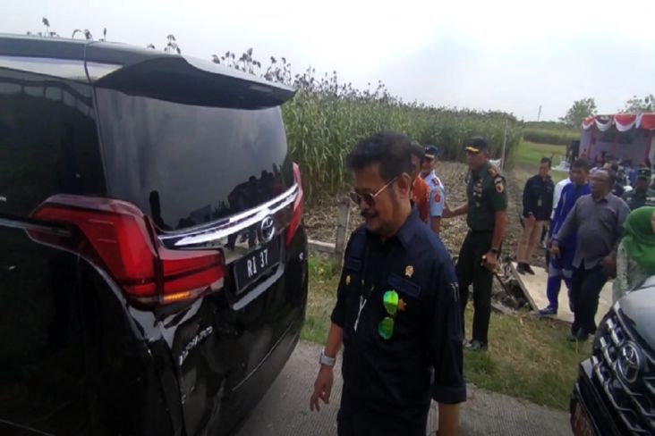 Ini Penampakan Mobil Menteri Pertanian Usai Tabrakan di Tol Jombang