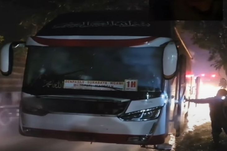 Bus AKAP Terbakar di Bali, 26 Penumpang Selamat