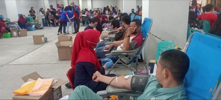 PSMTI Riau Bersama PMI Gelar Donor Darah di Pekanbaru