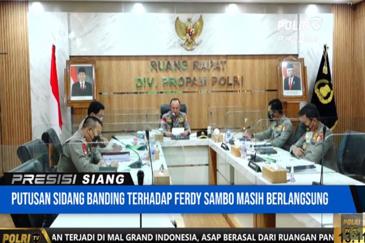 Breaking News, Komisi Etik Polri Tolak Banding Ferdy Sambo