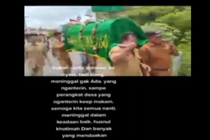 Cerita Miris di Balik Video Viral Perangkat Desa di Kediri Usung Jenazah ke Pemakaman