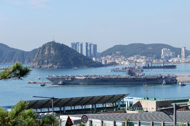 Kapal Induk AS Tiba di Korea Selatan untuk Peringatkan Korea Utara