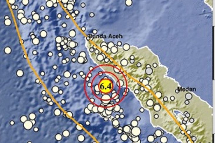 BMKG Mencatat Terjadi Dua Kali Gempa Susulan Pascagempa Utama M6,4 di Aceh