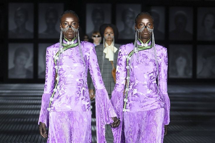 Heboh Gucci Hadirkan 68 Model Kembar Identik di Milan Fashion Week